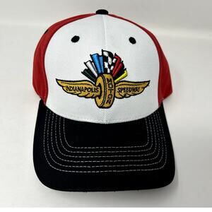 Indianapolis Motor Speedway Mens Size S / M Hat Trucker Cap Embroidered New